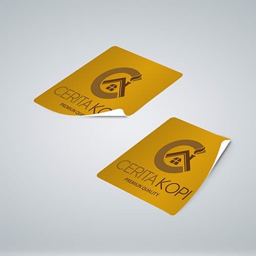 Sticker Gold Doff