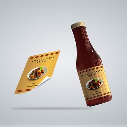 Sticker Gold Glossy