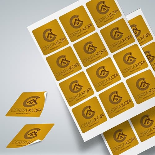 Sticker Gold Doff