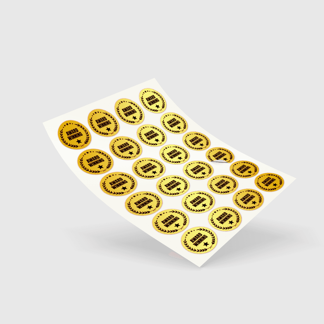 Sticker Gold Doff