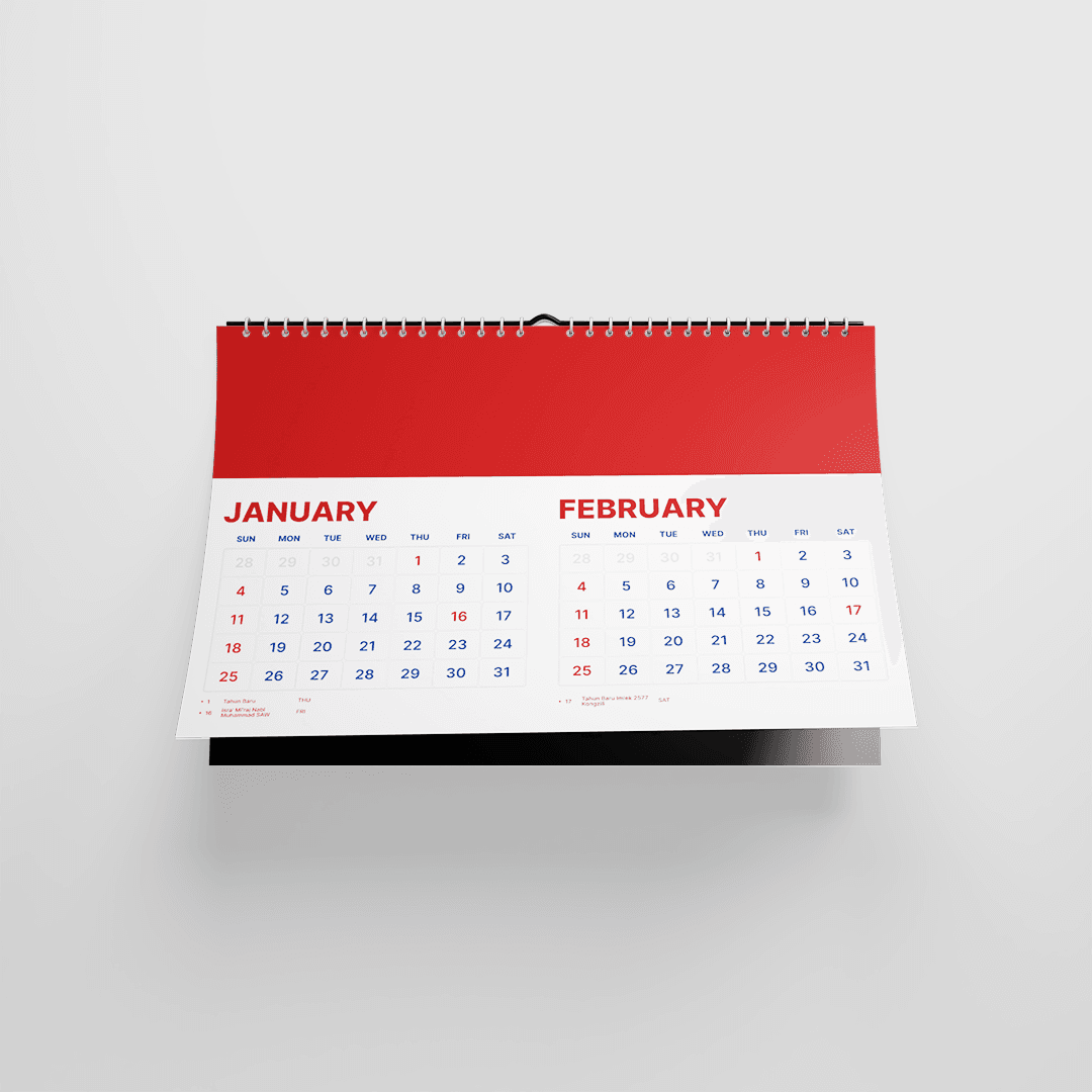 Kalender Dinding 40 x 60