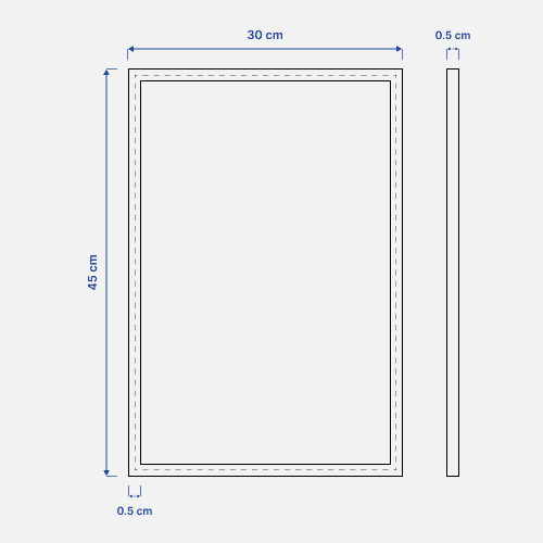 Foto Frame Blok - 30 x 45 — gambar 3